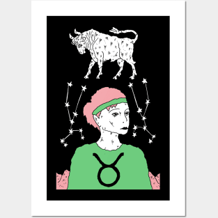 Taurus by Allie Hartley Posters and Art